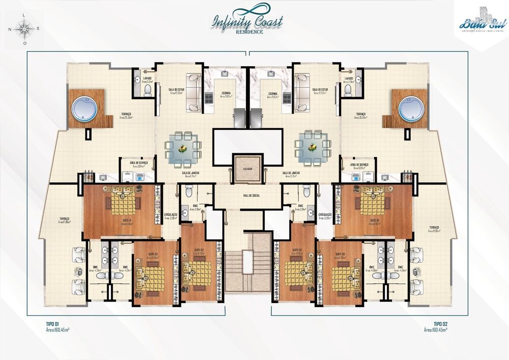 Cobertura, 3 quartos, 160 m² - Foto 6