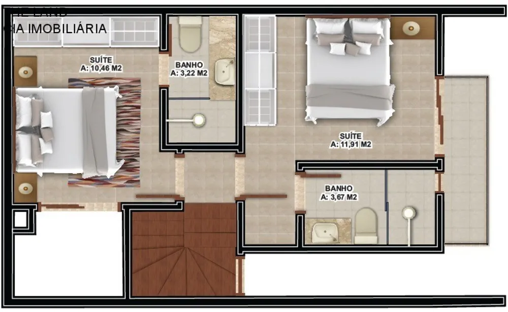 Casa de Condomínio, 2 quartos - Foto 7