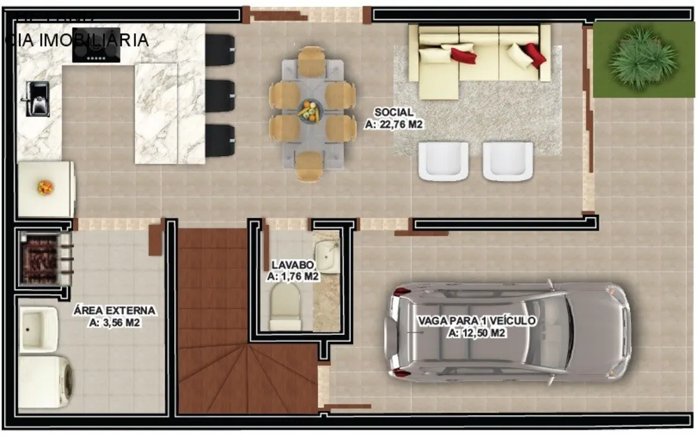 Casa de Condomínio, 2 quartos - Foto 6