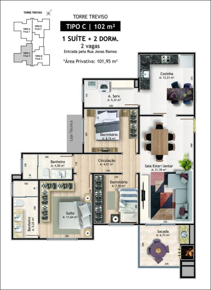 Apartamento, 2 quartos, 92 m² - Foto 15