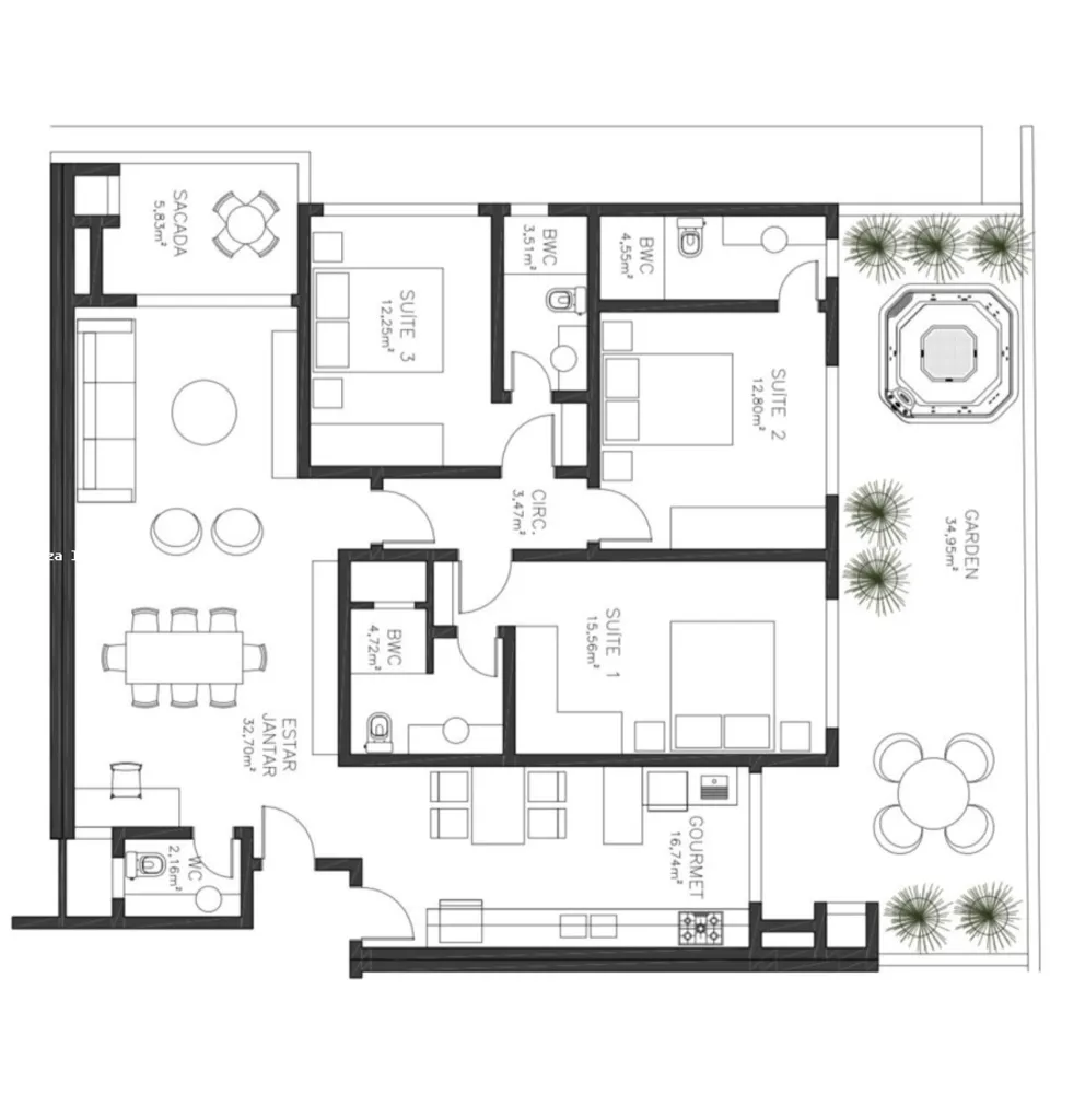 Apartamento, 1 quarto, 63 m² - Foto 7