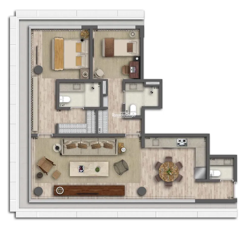 Apartamento, 2 quartos, 114 m² - Foto 11