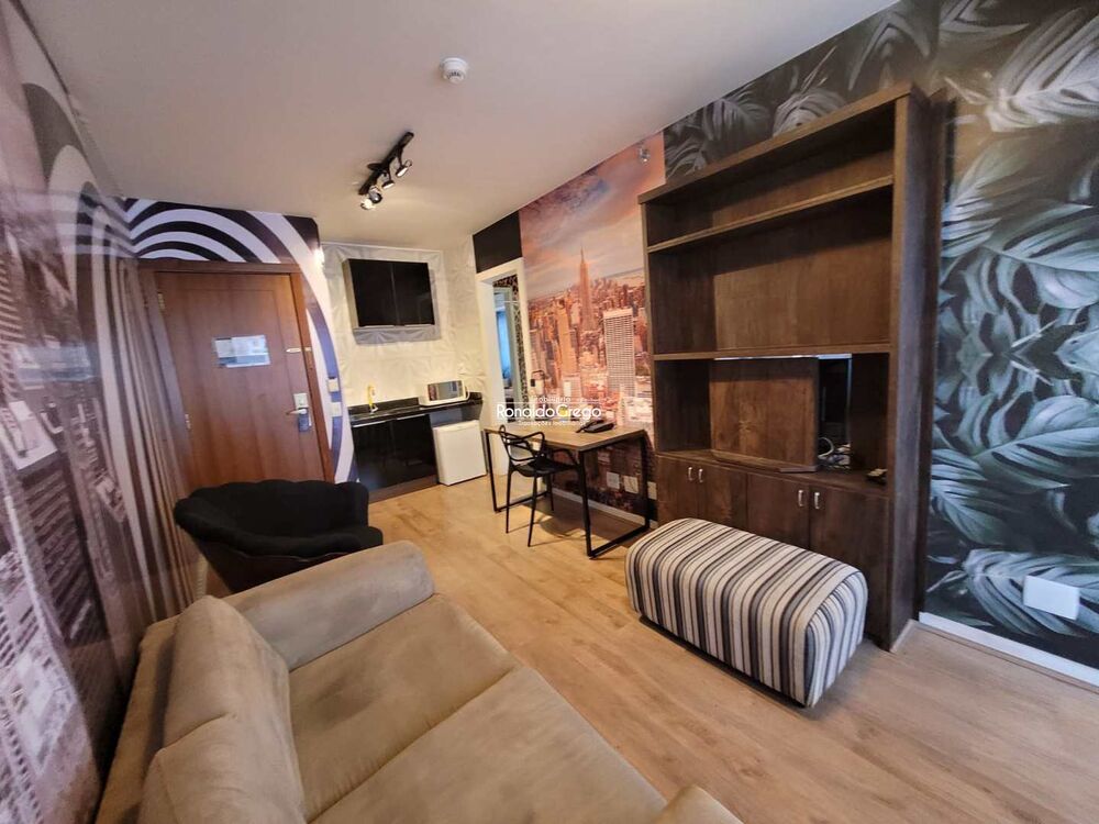 Flat/Apart Hotel para alugar com 1 quarto, 35m² - Foto 1