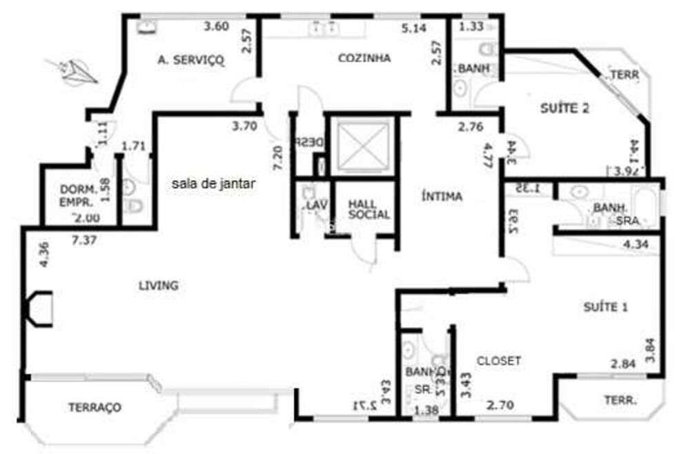 Apartamento à venda com 4 quartos, 180m² - Foto 42
