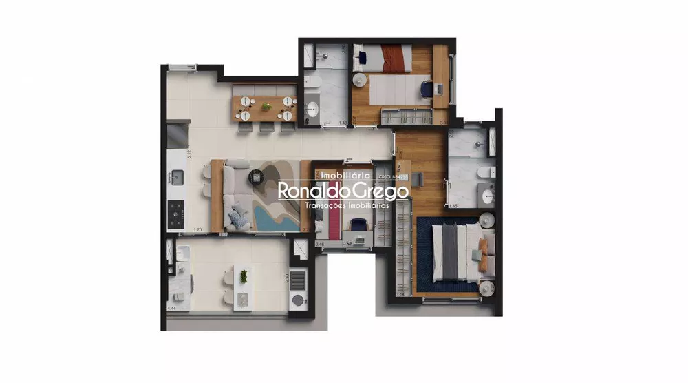 Apartamento, 3 quartos, 83 m² - Foto 29