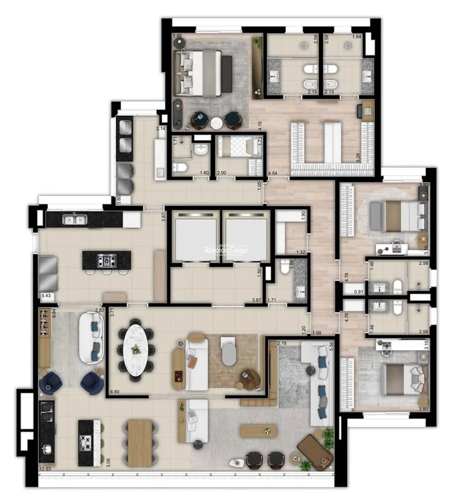 Apartamento, 3 quartos, 281 m² - Foto 4