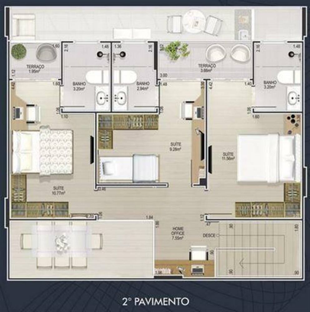 Apartamento, 4 quartos, 145 m² - Foto 2