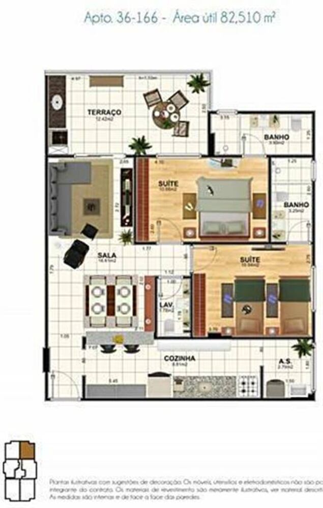 Apartamento, 2 quartos, 82 m² - Foto 4
