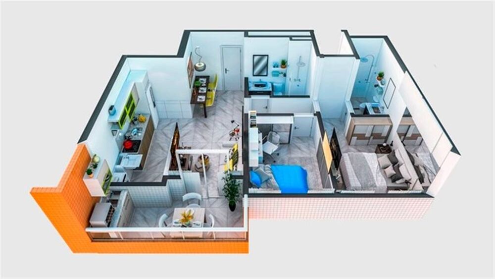 Apartamento, 2 quartos, 58 m² - Foto 3