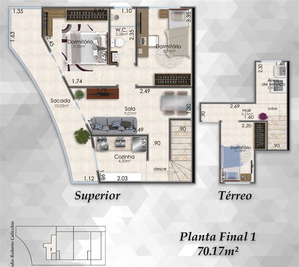 Casa, 3 quartos, 70 m² - Foto 5