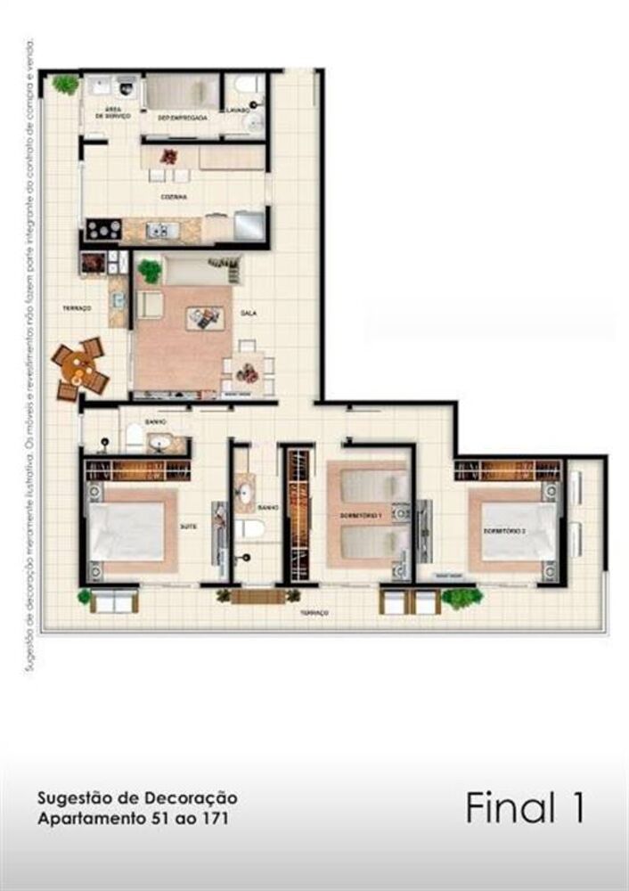 Apartamento, 3 quartos, 139 m² - Foto 1