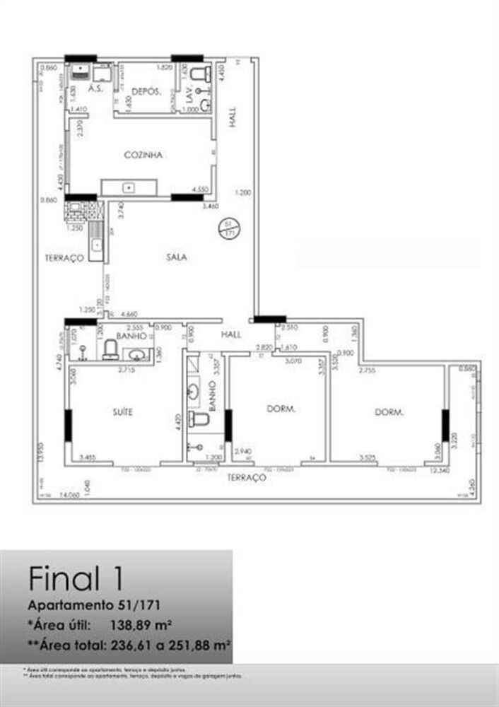 Apartamento, 3 quartos, 139 m² - Foto 4