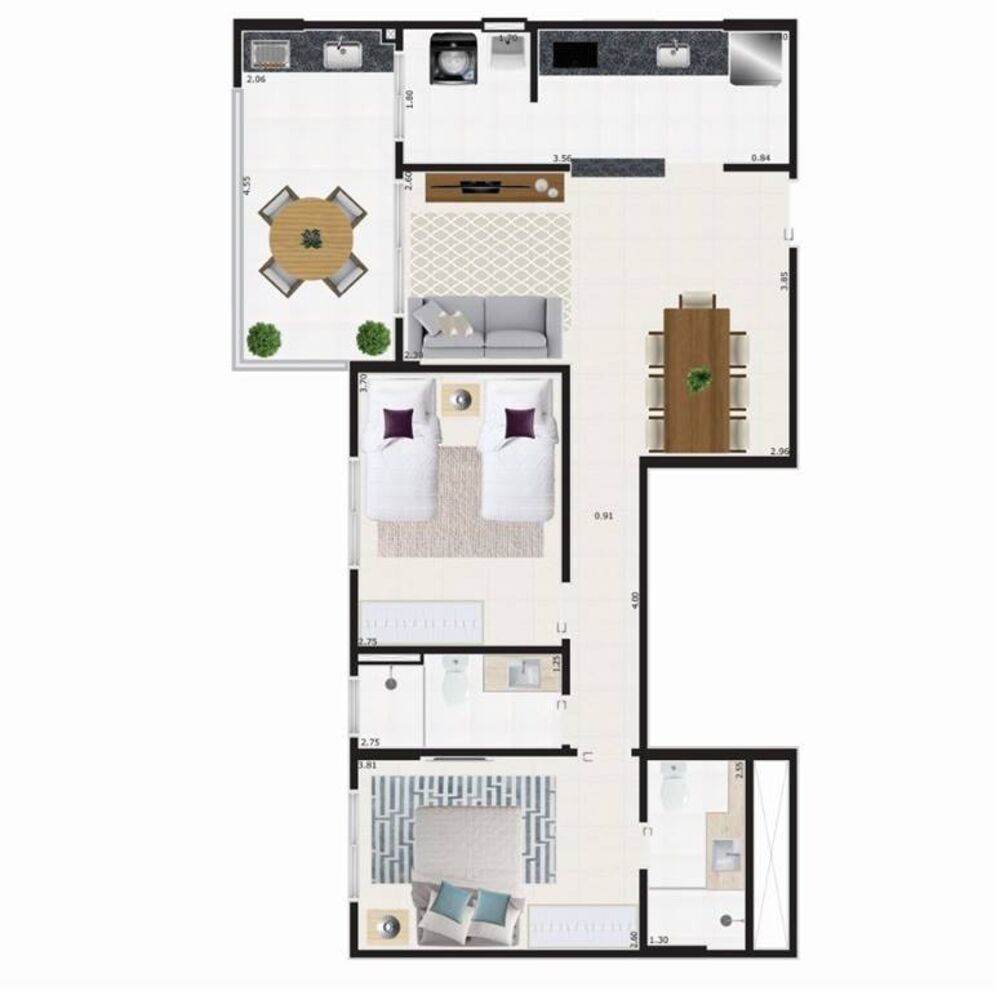 Apartamento, 2 quartos, 76 m² - Foto 8