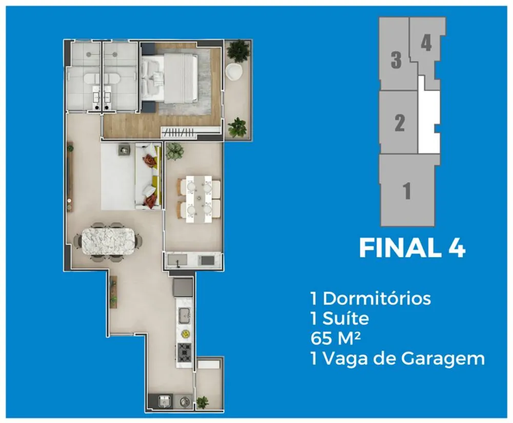 Apartamento, 1 quarto, 66 m² - Foto 20