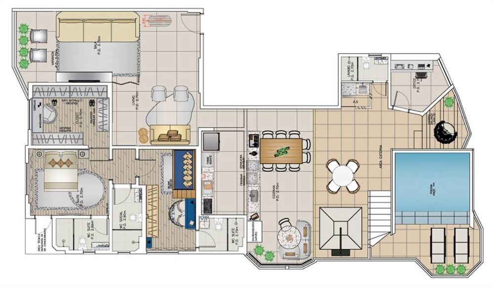 Apartamento, 2 quartos, 232 m² - Foto 11