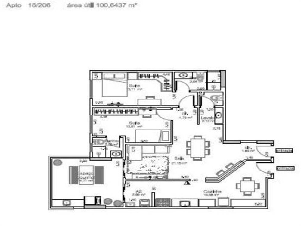 Apartamento, 2 quartos, 101 m² - Foto 2