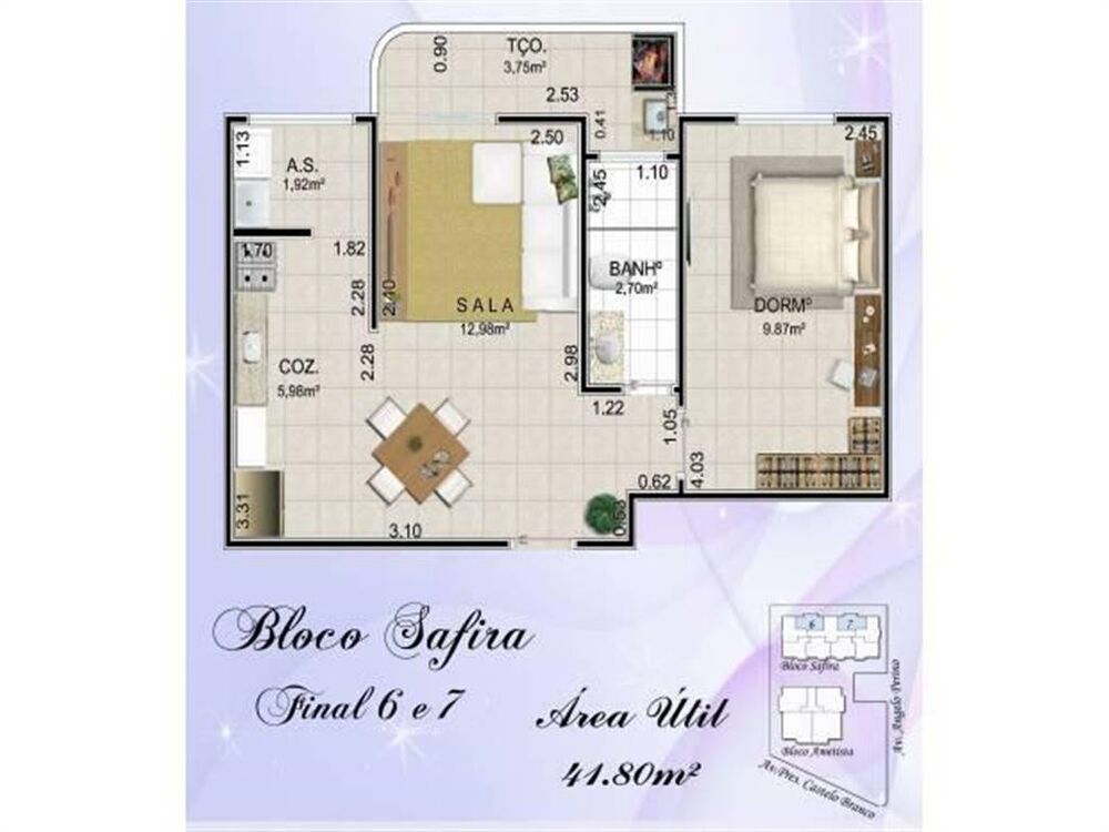 Apartamento, 1 quarto, 45 m² - Foto 5