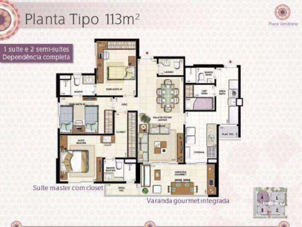 Apartamento, 3 quartos, 113 m² - Foto 26
