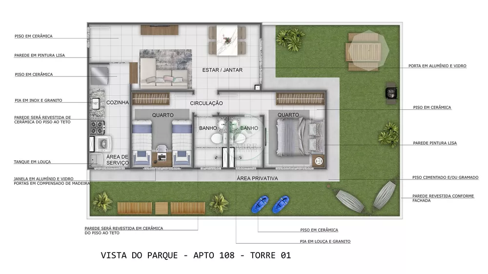 Apartamento, 2 quartos, 45 m² - Foto 11