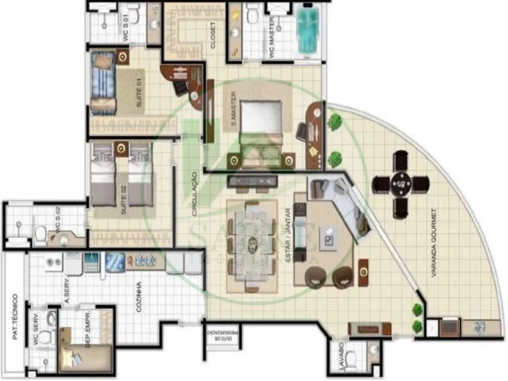 Apartamento, 4 quartos, 169 m² - Foto 13
