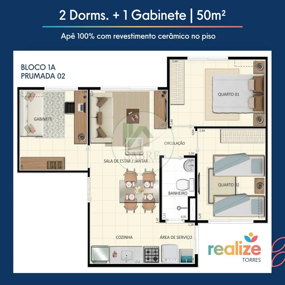 Apartamento, 2 quartos, 42 m² - Foto 9