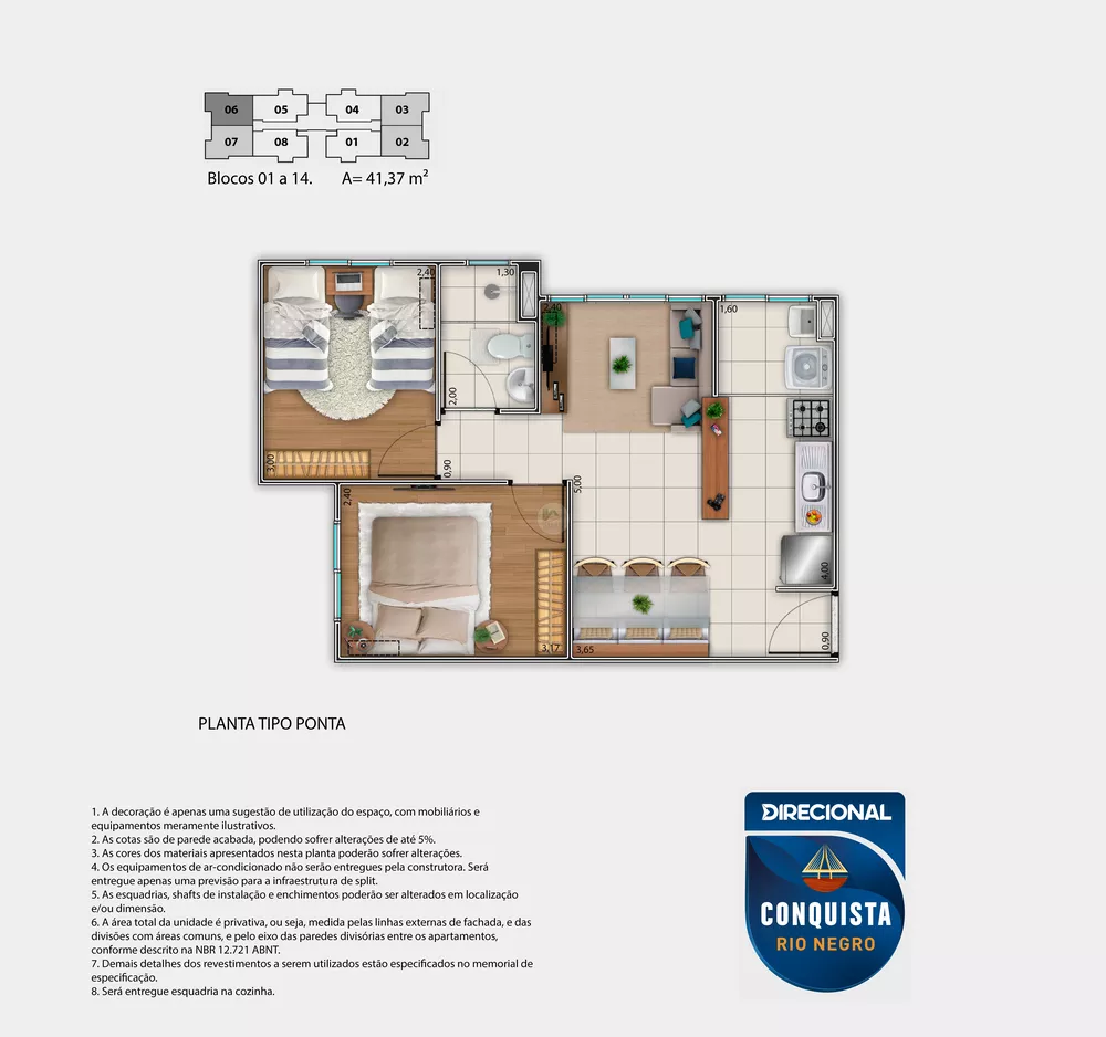 Apartamento, 2 quartos, 41 m² - Foto 12