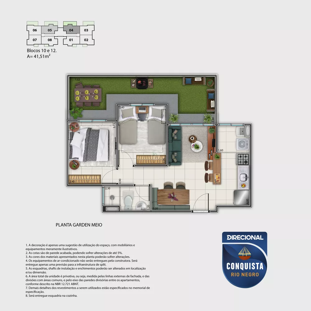 Apartamento, 2 quartos, 41 m² - Foto 2