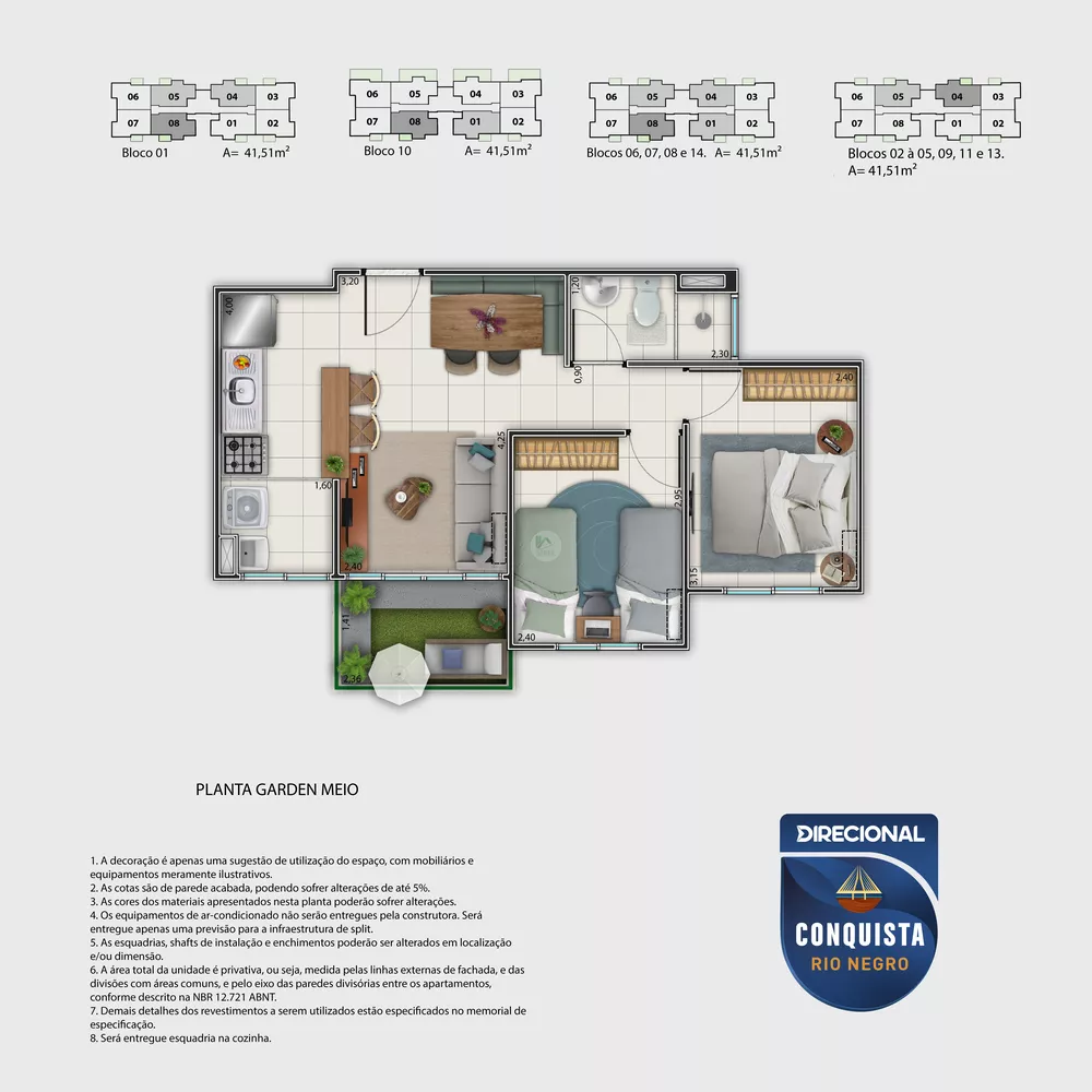 Apartamento, 2 quartos, 41 m² - Foto 14