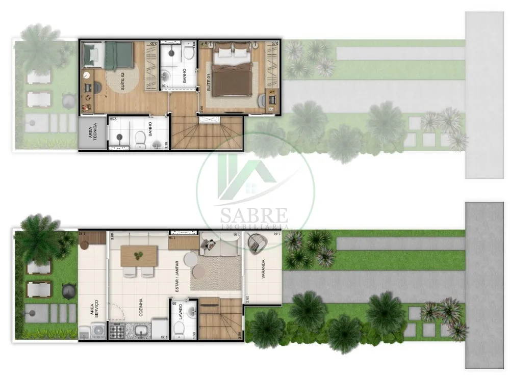 Casa, 2 quartos, 59 m² - Foto 16