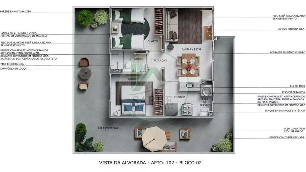 Apartamento, 2 quartos, 42 m² - Foto 4