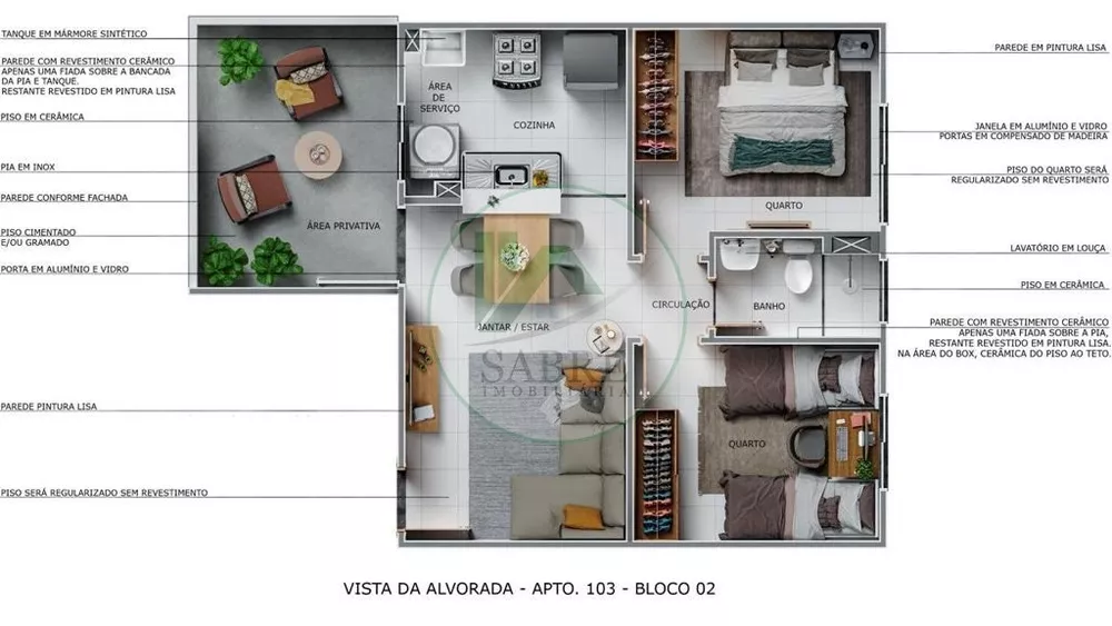 Apartamento, 2 quartos, 42 m² - Foto 5