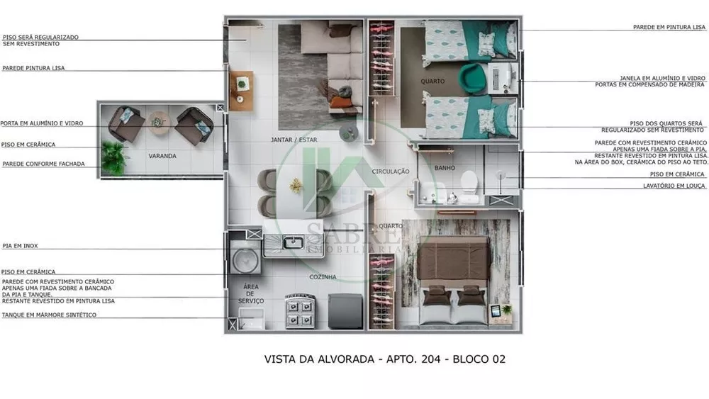 Apartamento, 2 quartos, 42 m² - Foto 13