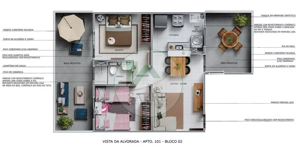 Apartamento, 2 quartos, 42 m² - Foto 12