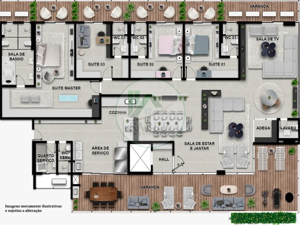 Apartamento, 4 quartos, 368 m² - Foto 3