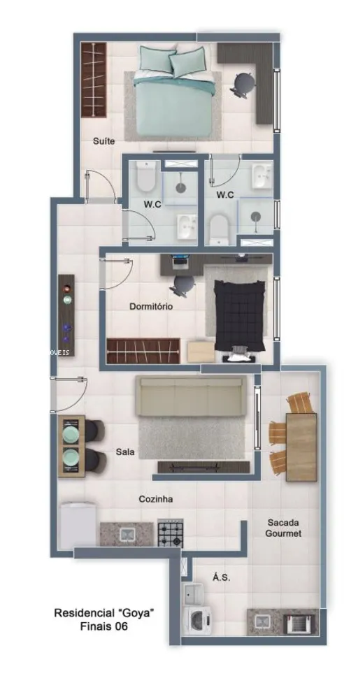 Apartamento, 2 quartos, 63 m² - Foto 4