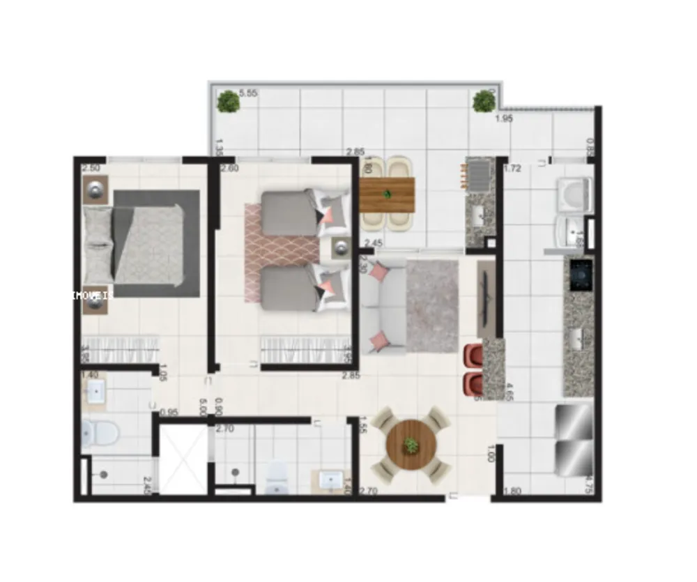 Apartamento, 2 quartos, 79 m² - Foto 7
