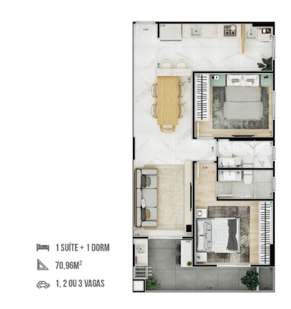 Apartamento, 2 quartos - Foto 7