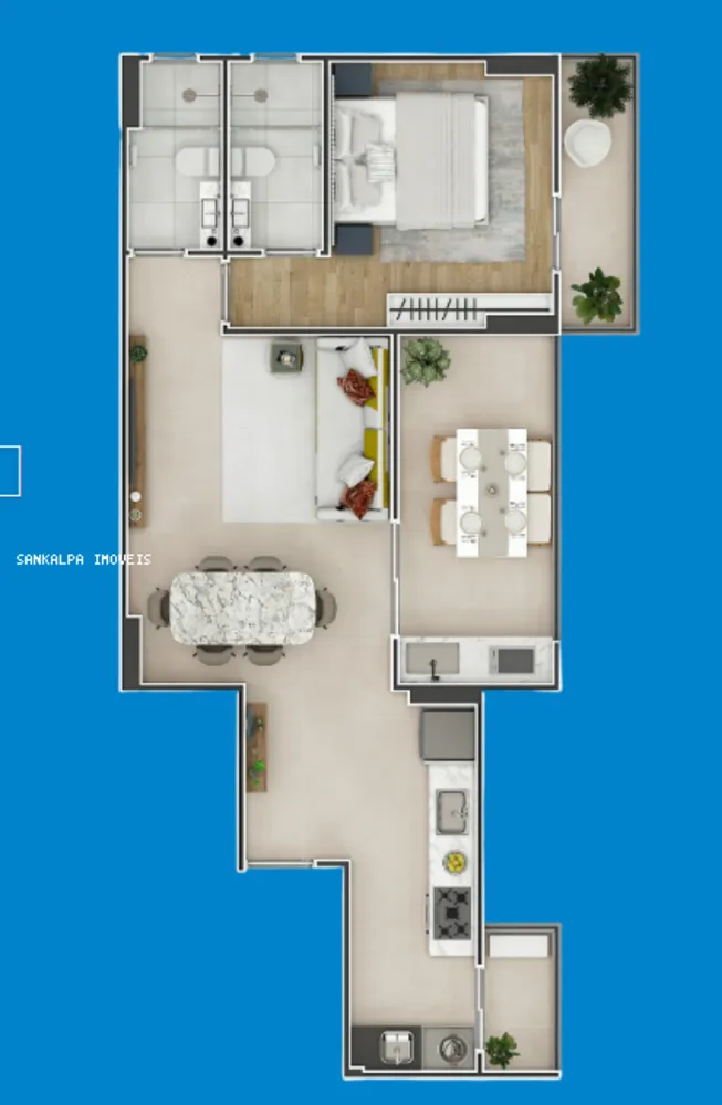 Apartamento, 2 quartos, 85 m² - Foto 2