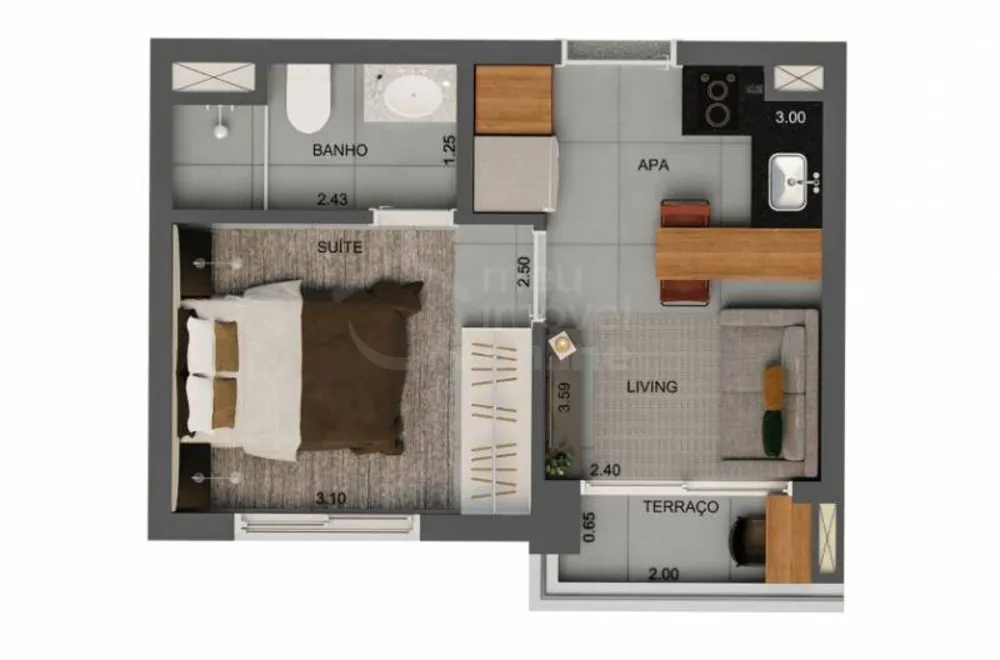 Loft, 26 m² - Foto 1