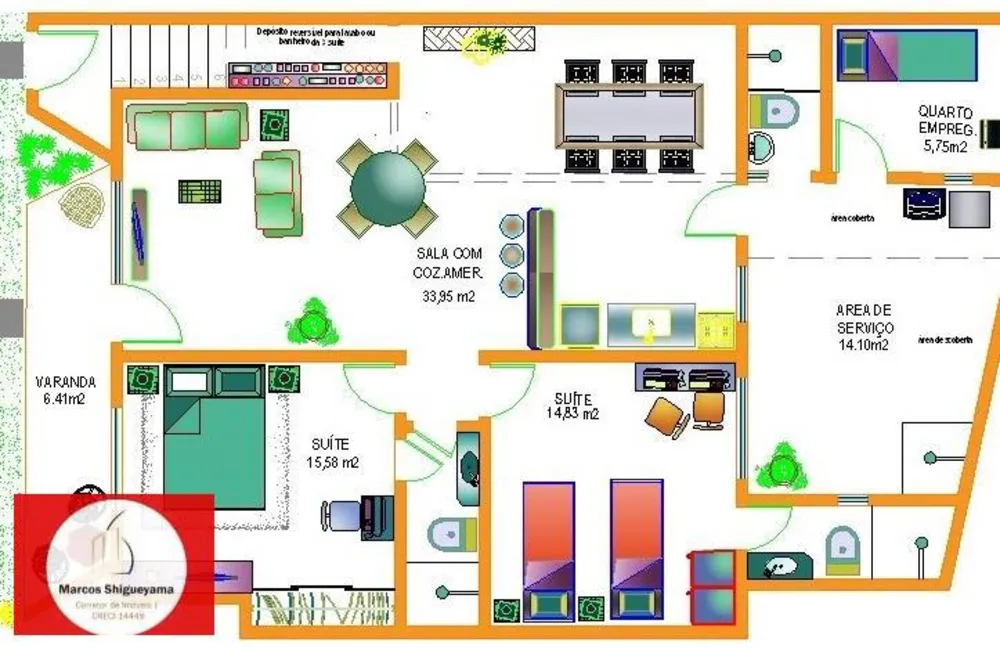 Apartamento, 2 quartos, 90 m² - Foto 3