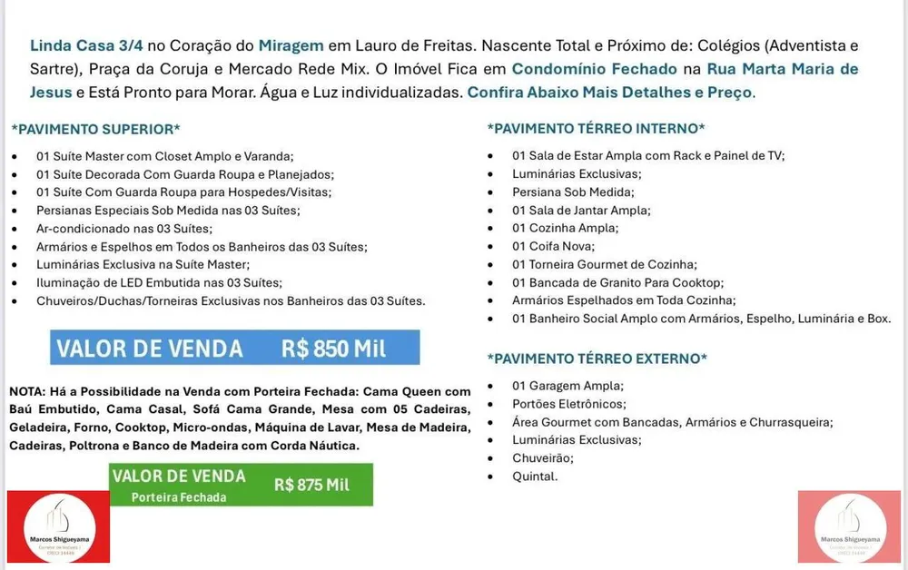 Casa de Condomínio, 3 quartos - Foto 2