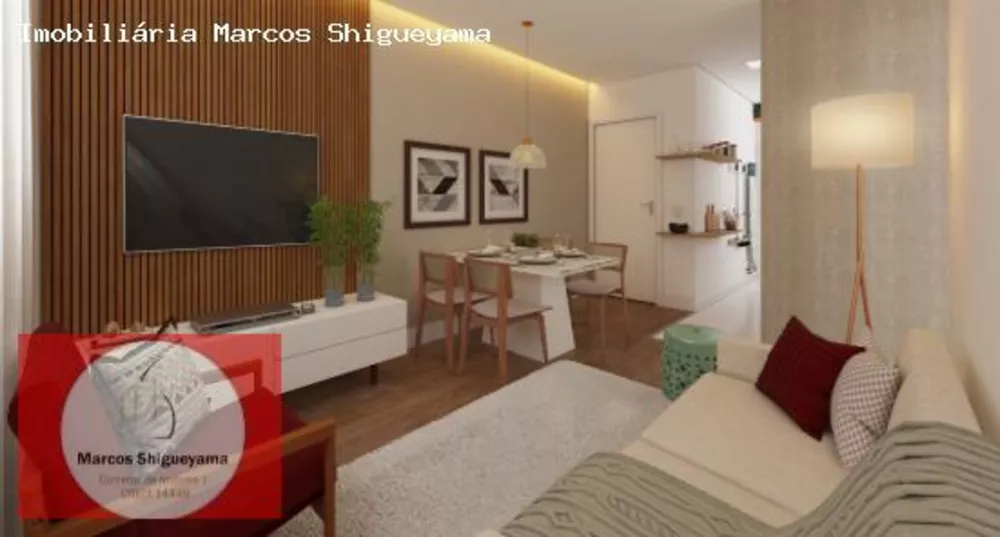 Apartamento à venda com 2 quartos, 40m² - Foto 3