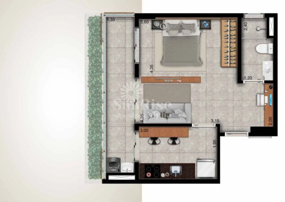 Apartamento, 1 quarto, 40 m² - Foto 11