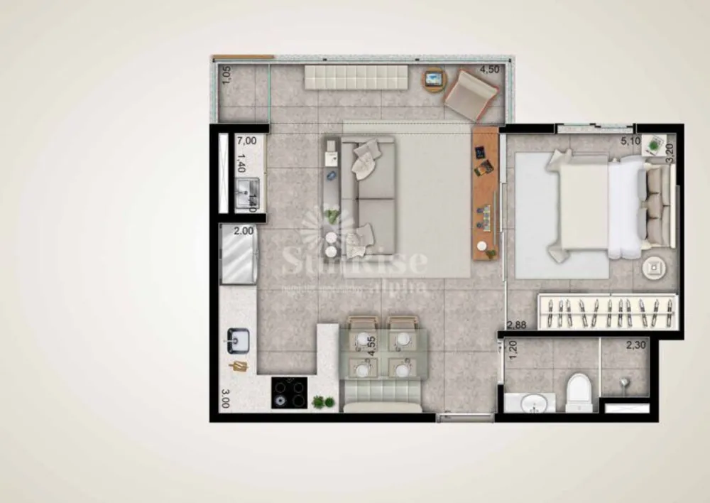 Apartamento, 2 quartos, 40 m² - Foto 12
