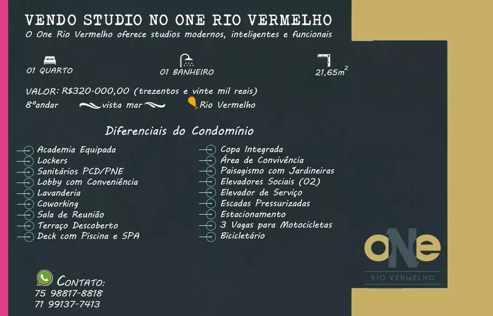 Apartamento, 22 m² - Foto 1