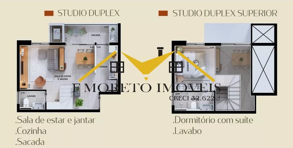 Flat/Apart Hotel, 1 quarto, 40 m² - Foto 2