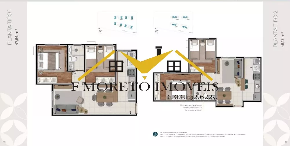 Apartamento, 2 quartos, 46 m² - Foto 14