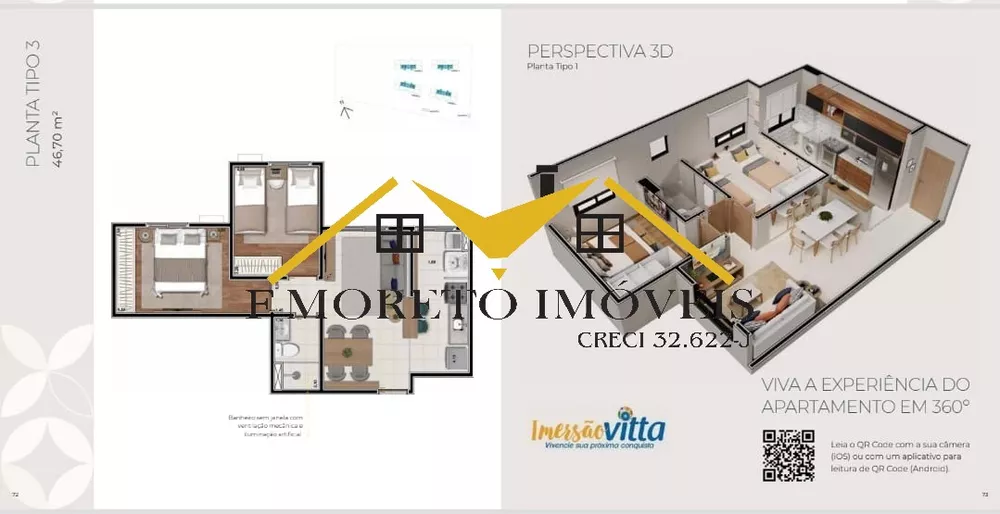 Apartamento, 2 quartos, 46 m² - Foto 19