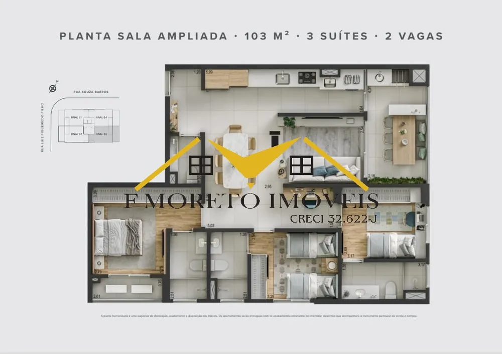 Apartamento, 3 quartos, 103 m² - Foto 16