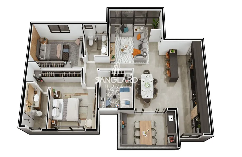 Apartamento, 3 quartos, 111 m² - Foto 7